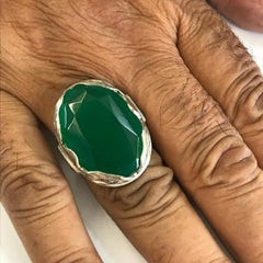 Cut work Stone Emerald